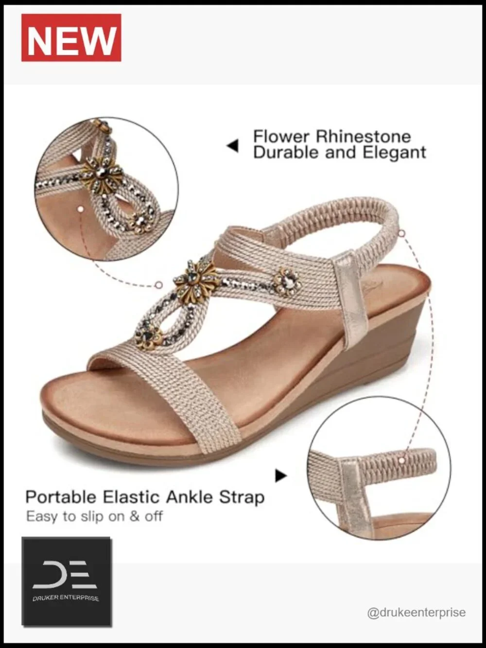 N/A rhinestone flower